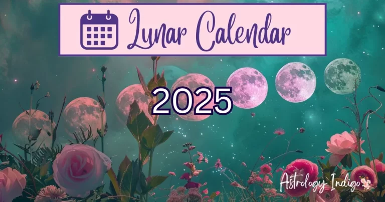 2025 Lunar Calendar Astrology Indigo