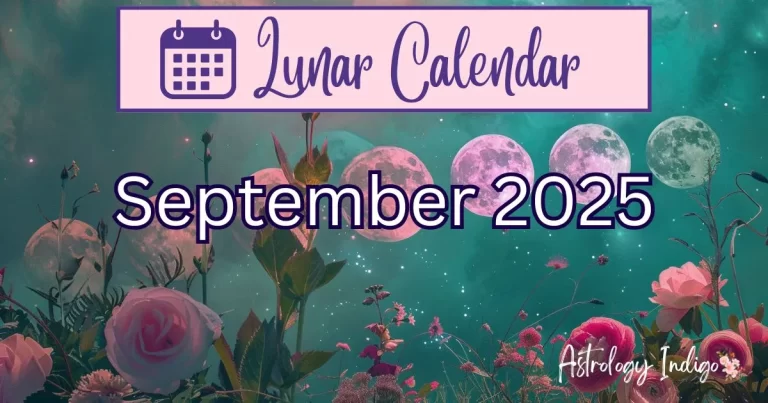 September 2025 Lunar Calendar